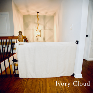 The Stair Barrier Wall-to-Banister (WB) Fabric Safety Gate