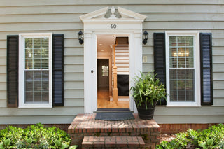 Fabric safety gate that welcomes guests in style
