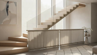 Baby proofing checklist for an elegant home with a fabric stair gate