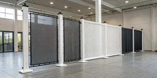 A modern retractable gate that provides safety without compromising on style.