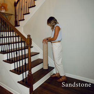 The Stair Barrier Wall-to-Banister (WB) Fabric Safety Gate